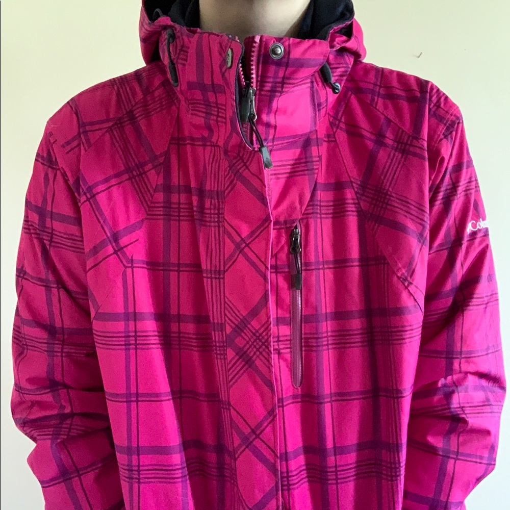NWOT Columbia 2-in-1 Ski Coat Hot Pink 1X